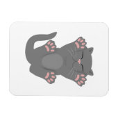 猫の眠り マグネット (横)