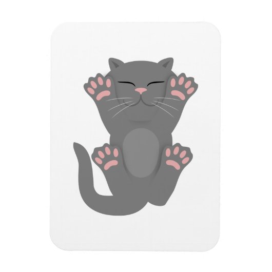 猫の眠り マグネット (縦)