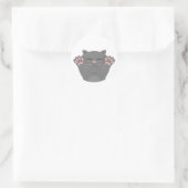 猫の眠り ラウンドシール (バッグ)