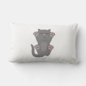 猫の眠り ランバークッション (裏面)