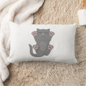 猫の眠り ランバークッション (ブランケット)