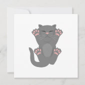 猫の眠り 招待状 (正面)
