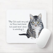 猫の知恵と友情 マウスパッド (マウス)