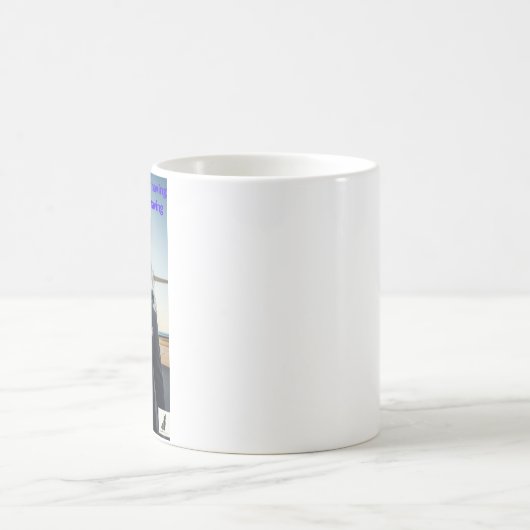 猫の知恵と富 – Catpitalist Mug コーヒーマグカップ (中央)