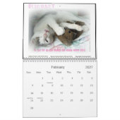 猫の知恵101の4季節 カレンダー (2月 2027)