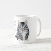 猫の知恵 - すべての猫の飼い主が知っているように コーヒーマグカップ (正面右)