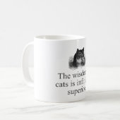 猫の知恵 コーヒーマグカップ (正面左)