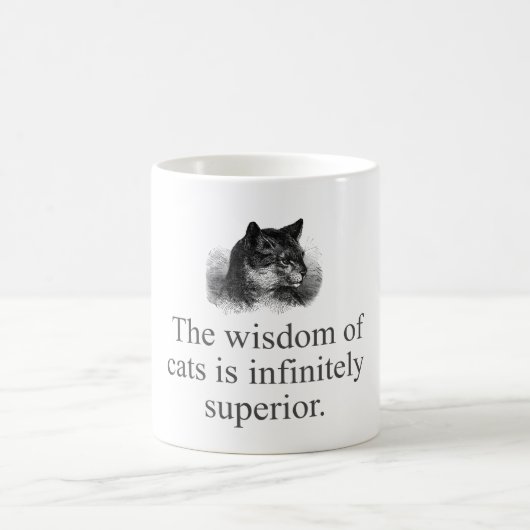 猫の知恵 コーヒーマグカップ (中央)