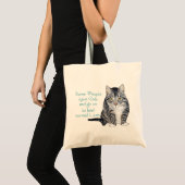 猫の知恵 - 猫を飼う人たち トートバッグ (正面(商品))