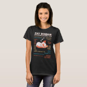 猫の知恵 Tシャツ (正面フル)