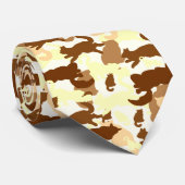猫の砂漠のシルエット ネクタイ (ロール)