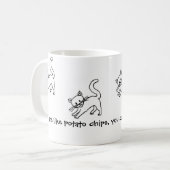 猫の破片 コーヒーマグカップ (正面左)