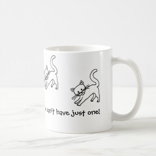 猫の破片 コーヒーマグカップ (右)