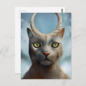 猫の神のポストカード ポストカード (正面/裏面)