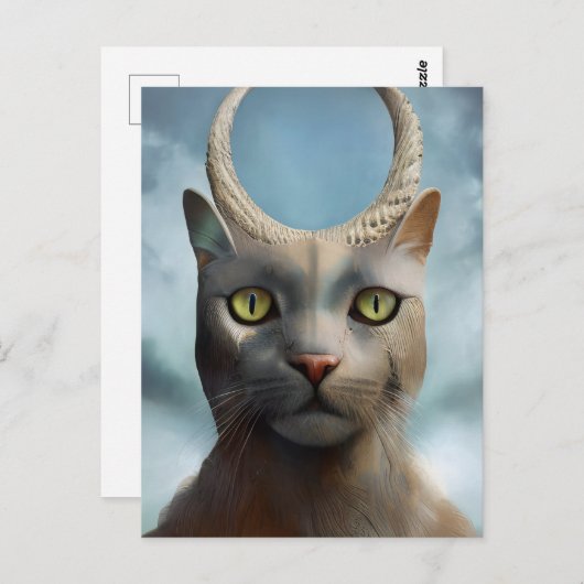 猫の神のポストカード ポストカード (正面/裏面)