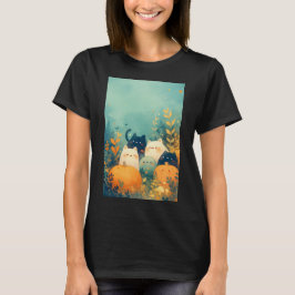 猫の秋の幻想 Tシャツ
