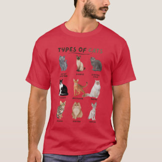 猫の種類猫好きヴィンテージ Tシャツ