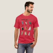 猫の種類猫好きヴィンテージ Tシャツ (正面フル)