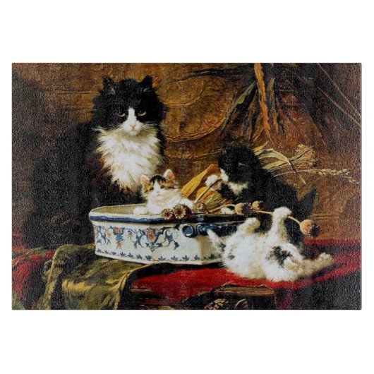 猫の系列、Henriëtte Ronner-Knip カッティングボード (正面)