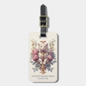 猫の紋章 ラゲッジタグ (正面縦)