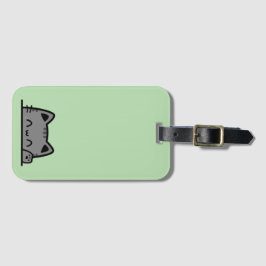 猫の素晴らしシルエット ラゲッジタグ