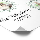 猫の結婚シグネチャードリンクカスタム2 Pet Photo ポスター (角)