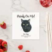 猫の結婚式のコックテイルナプキン スタンダードカクテルナプキン (インサイチュ)