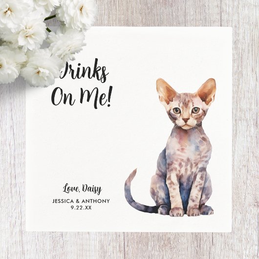 猫の結婚式 コクテルナプキン スタンダードカクテルナプキン