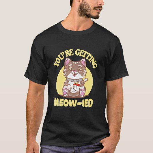 猫の結婚式 Tシャツ (正面)