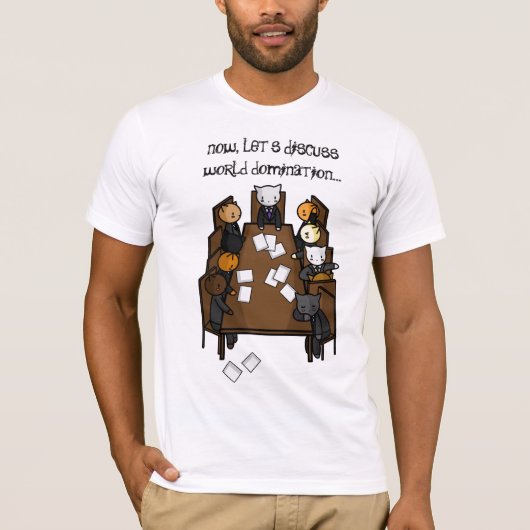 猫の統治のTシャツ Tシャツ (正面)