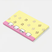 猫の絵文字アート1 ポストイット (アングル)