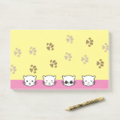 猫の絵文字アート1 ポストイット (デスク)