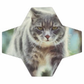 猫の絵画 サッカーボール (フラット)