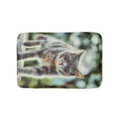 猫の絵画 バスマット (正面)