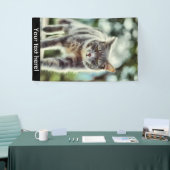 猫の絵画 横断幕 (トレードショー)