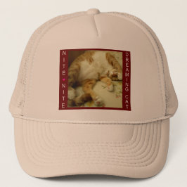 猫の網の帽子を夢を見るNite Nite キャップ