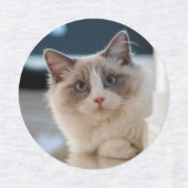 猫の美しいラベル ラベル (デザイン2)