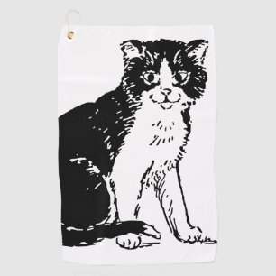 猫の美術 ゴルフタオル