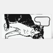 猫の美術 SAMSUNG GALAXYケース (裏面横)