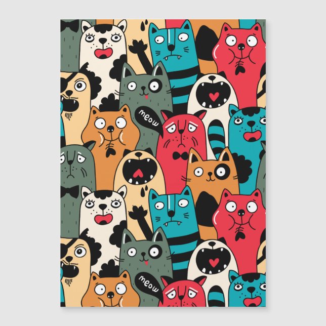 猫の群れ (正面)