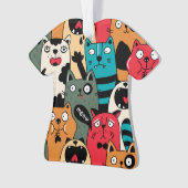 猫の群れ オーナメント (正面)