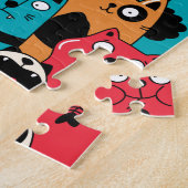 猫の群れ ジグソーパズル (側面)