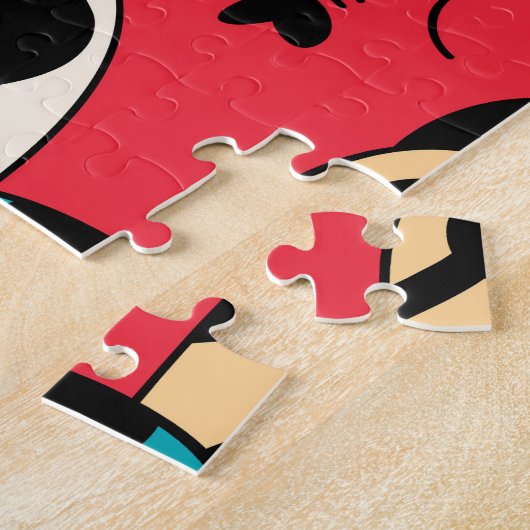 猫の群れ ジグソーパズル (側面)