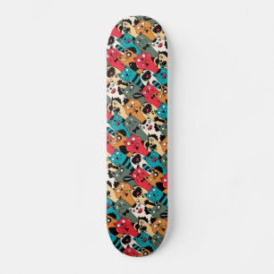 猫の群れ スケートボード