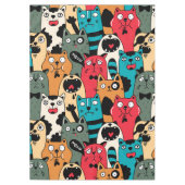 猫の群れ テーブルクロス (正面)