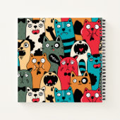 猫の群れ ノートブック (裏面)