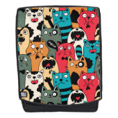 猫の群れ バックパック (正面)