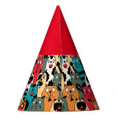 猫の群れ パーティーハット (裏面)