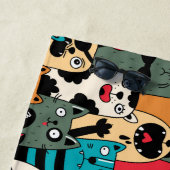 猫の群れ ビーチタオル (インサイチュ)