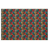 猫の群れ ファブリック (ファットクウォーター)